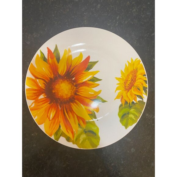 Royal Norfolk 10" Sunflower Plate - Picture 1 of 6